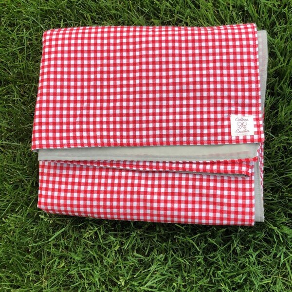 Green Picnic Blanket Etsy