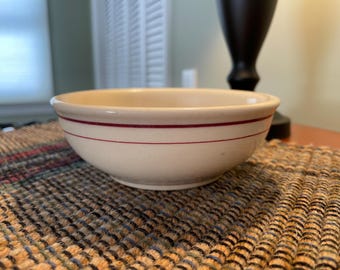 Vintage Glo-Tan Carr China company in Crafton West Virginia bowl