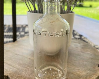 Vintage Listerine Bottle as pictured - Type of bottle used in the 1800's