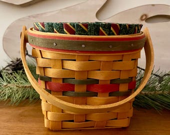 Longaberger 1998 Little Joy Basket Set – Hostess Gift, Holiday Decor