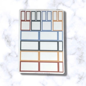 Liefde herfstbladeren Mini verticale Planner Box Stickers