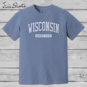 Wisconsin Heavyweight Athletic Sports Design JS02 Unisex T-Shirt