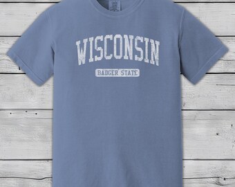 Wisconsin Heavyweight Athletic Sports Design JS02 Unisex T-Shirt