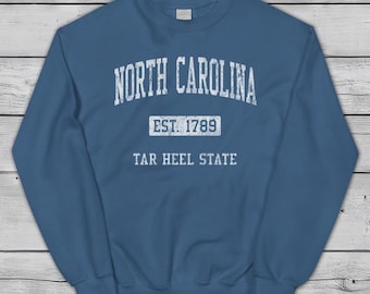 North Carolina Athletic Sports Design JS04 Unisex Sweatshirt