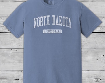 North Dakota Heavyweight Athletic Sports Design JS02 Unisex T-Shirt