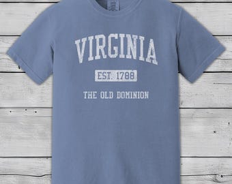Virginia Athletic Sports Design JS04 Heavyweight Unisex T-Shirt