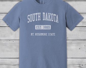 South Dakota Athletic Sports Design JS04 Heavyweight Unisex T-Shirt