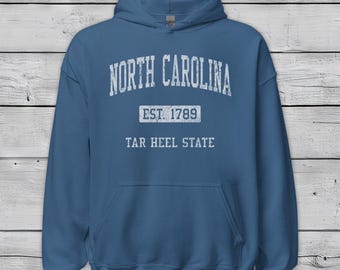North Carolina Athletic Sports Design JS04 Unisex Hoodie
