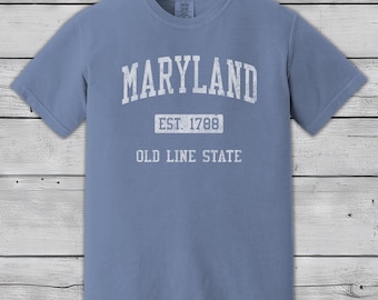 Maryland Athletic Sports Design JS04 Heavyweight Unisex T-Shirt