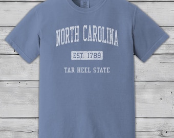North Carolina Athletic Sports Design JS04 Heavyweight Unisex T-Shirt
