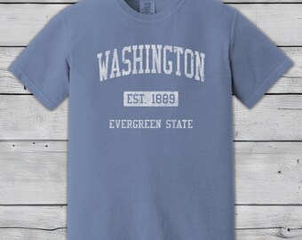 Washington Athletic Sports Design JS04 Heavyweight Unisex T-Shirt