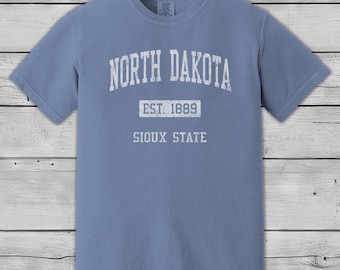 North Dakota Athletic Sports Design JS04 Heavyweight Unisex T-Shirt