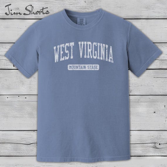 West Virginia Heavyweight Athletic Sports Design JS02 Unisex T