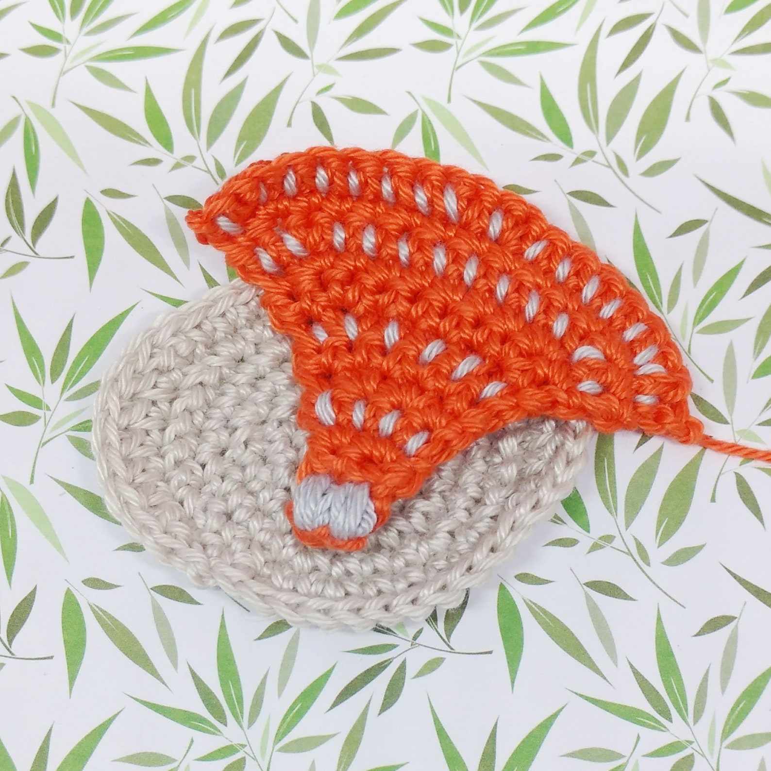 Fox Brooch Crochet Pattern, Fox Brooch, Fox Crochet Pattern, Fox