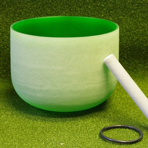 9 Inch Indigo Crystal Singing Bowl A Note Meditation Bowls Etsy