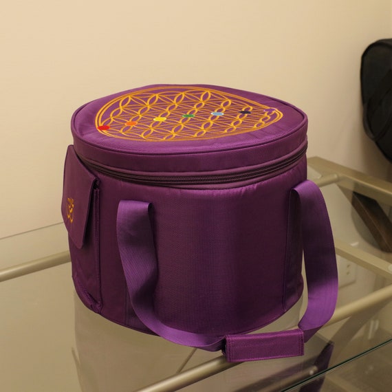 Housse De Transport Pour Bol Chantant | Sac De Rangement Pour Bol Sonore De Méditation Durable | Sac De Transport De Bols Chantants Bouddhistes Pour Séances De Yoga, Consapev