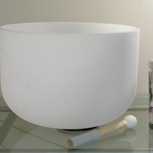 Chakra 18 Inch Crystal Singing Bowl Meditation Bowls With a Etsy