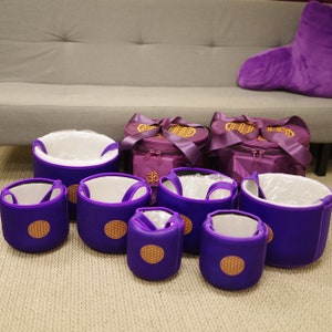 440HZ Crystal Singing Bowls: 7-Piece Chakra Set with Mallets & Carry Bag