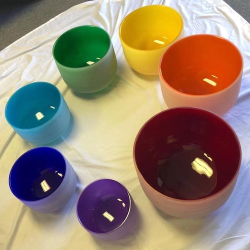 クラウンチャクラ クリスタルシンギングボウル：10インチ B音