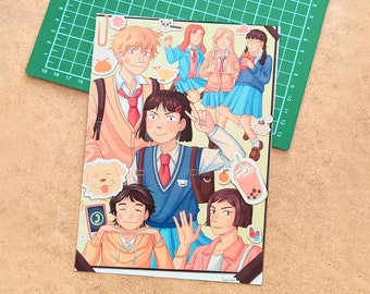 Skip to loafer art print | shojo anime fanart