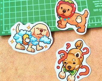 Nintendogs sticker | Cute dog video game stickers