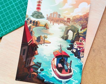 Dredge art print