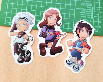 Zero Escape 999 stickers | Junpei, Santa and June