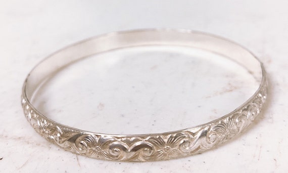 Sterling silver hawaiian best sale bangles