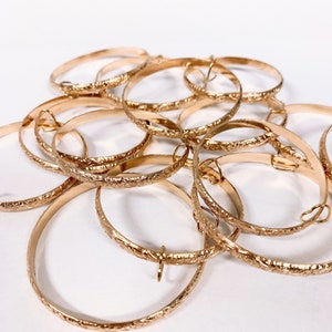 4mm Hawaiian 14kt gold fill Bangle