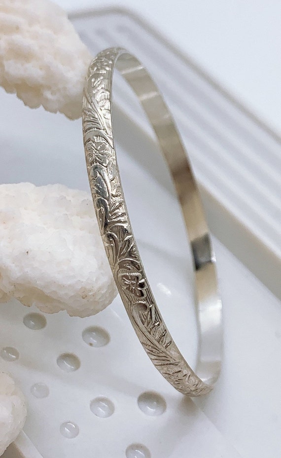 Sterling silver hawaiian best sale bangles