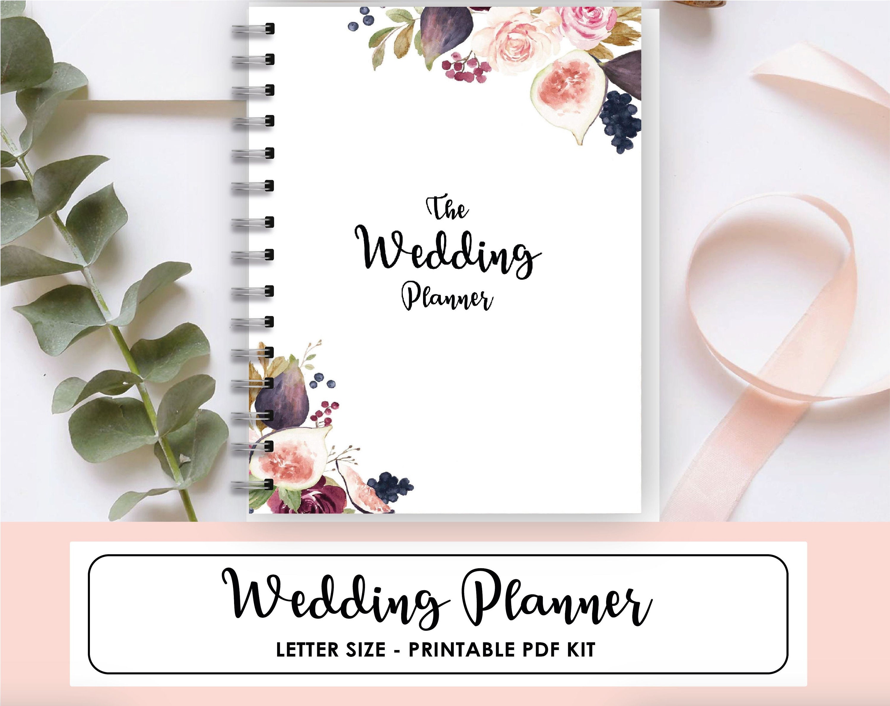 Wedding Planner Printable Gift for Brides Printable Wedding Etsy