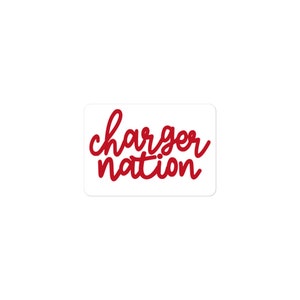 Charger Nation sticker, Bubble-free stickers
