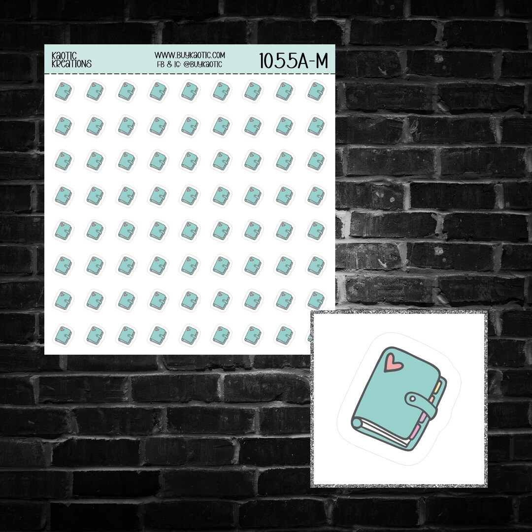 Planner Icon Sticker Sheet - Etsy
