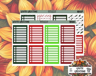Tree Cakes Full Box Planner Stickers