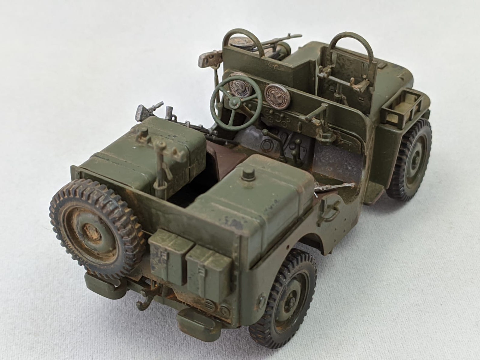 Scale model military jeep 1/35 Etsy