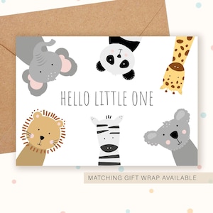 New Baby Card, Baby Boy Card, Baby Card Animals, New Baby Card UK, Welcome to the World, Baby Cards UK, Baby Girl Card, UK