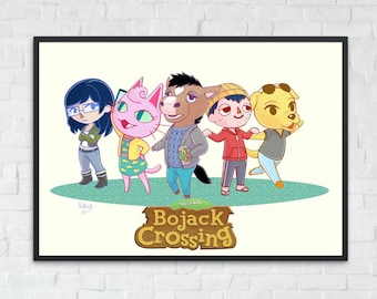 Bojack Crossing- Art Print