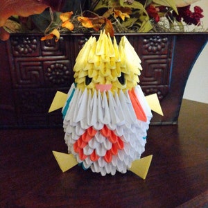 origami inspirado em jogo de cartas