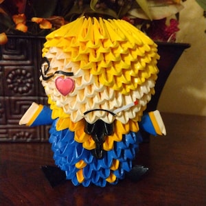 Handcrafted 3D Origami Anime Pirate Crew - Unique Paper Art for Anime Fans, Home Decor, and Collectors