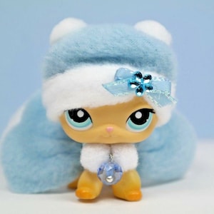 For Littlest Pet Shop Custom Accessories Collar Bow Outfit NO LPS