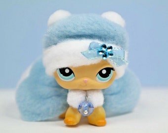 For Littlest Pet Shop Custom Accessories Collar Bow Outfit NO LPS