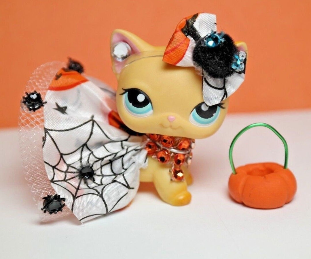 For Littlest Pet Shop Halloween Pumpkin Outfit Accessories Etsy
