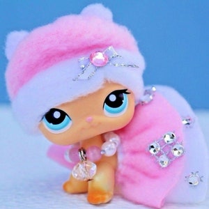 For Littlest Pet Shop Cute Custom Accessories Collar Hat Outfit NO LPS