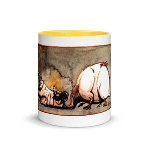 catoblepas Mug with Color Inside