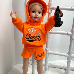 Cheer Hoodie to fit American Girl Doll