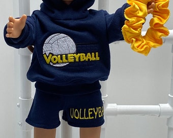Traje de voleibol para muñeca American Girl