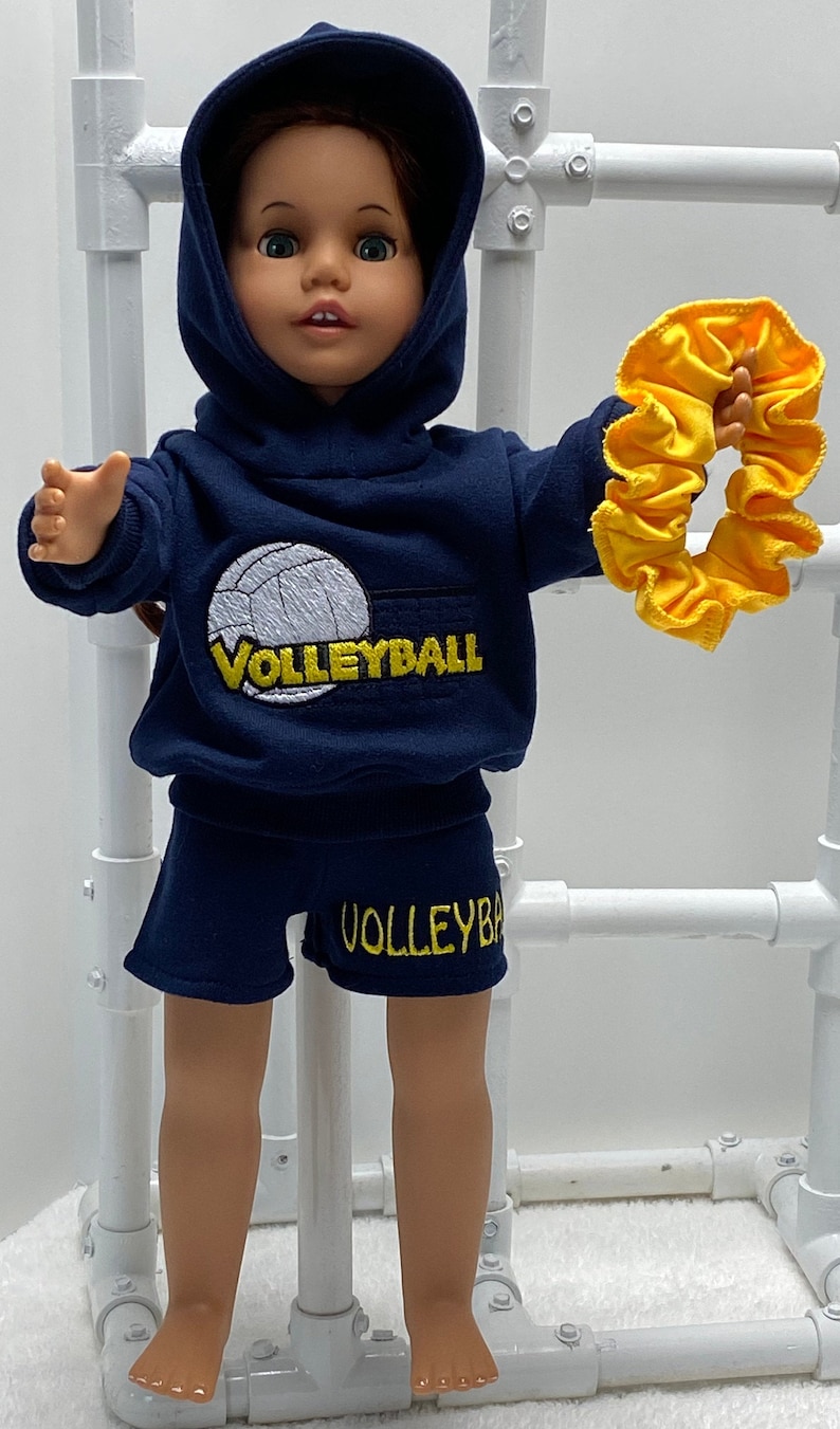 Volleyball Outfit Fits American Girl Doll Etsy