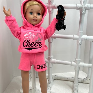 Cheer Hoodie to fit American Girl Doll