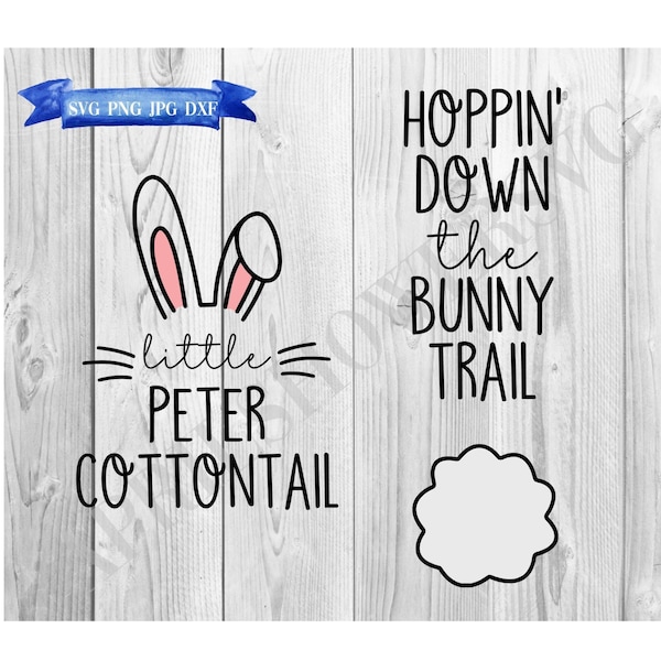 Little Peter Cottontail, Baby, Easter Svg, Silhouette, Cricuit, Cut File, Svg Png Jpg Dxf Instant Download