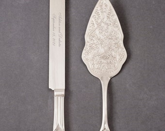 Monogram Cake Server Etsy